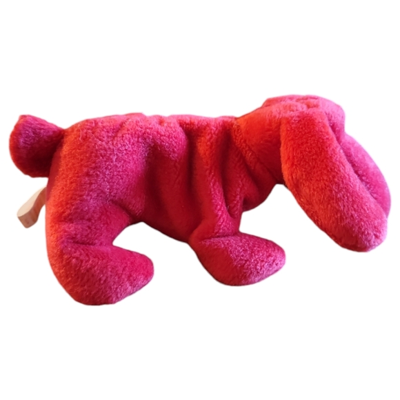 Vtg 96 Ty Beanie Baby Rover Red Dog RARE COLLECTABLE P.V.C. Pellets - Picture 4 of 10